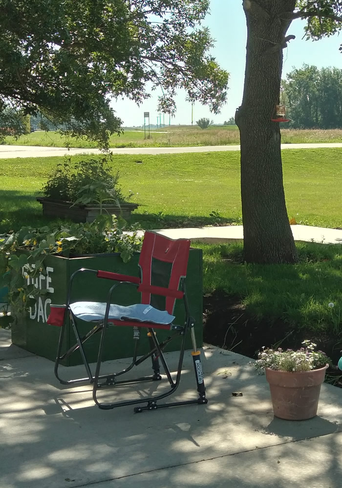 Landscaping project at Tyler