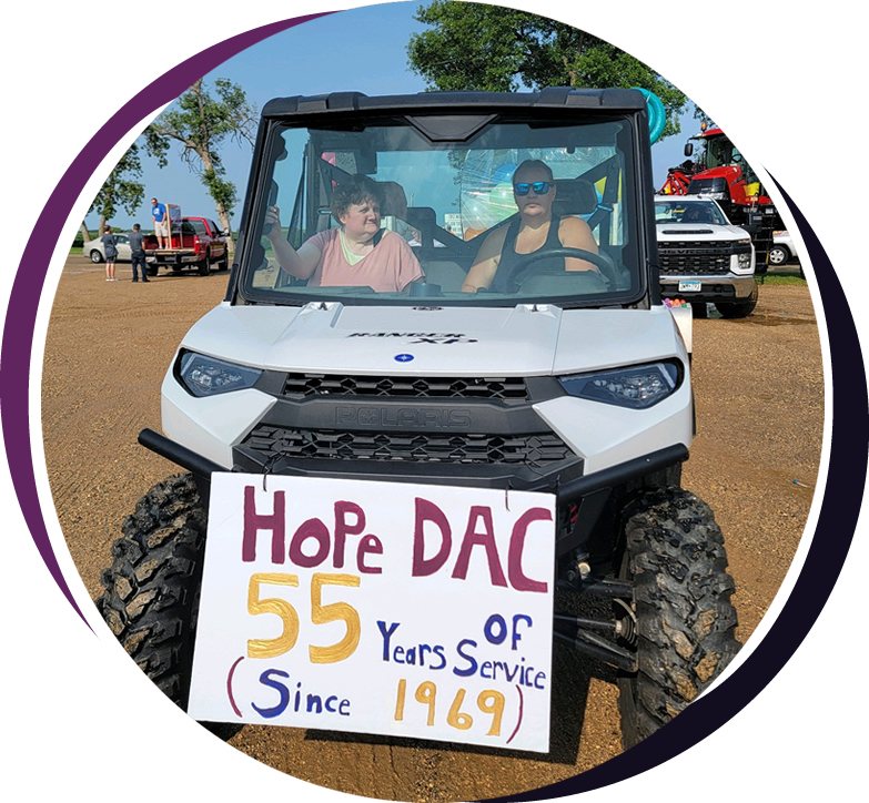 Hope DAC/ECCO in the Tyler parade, celebrating 55 years of service